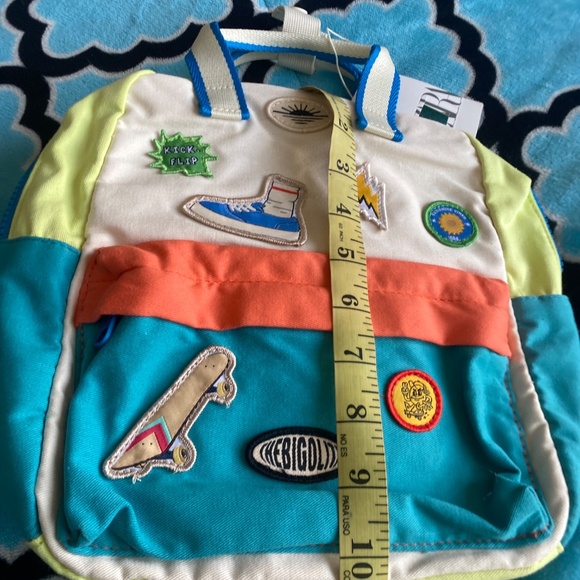 NWT Zara Kids Patch Backpack - Picture 11 of 11